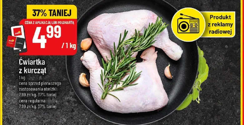 Ćwiartka z kurczą promocja w POLOmarket