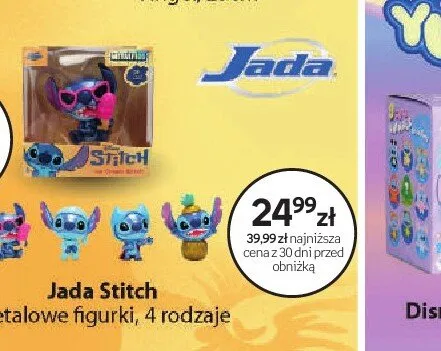 Metalowe figurki Jada Stitch promocja w Dzień Dziecka