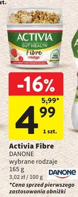 Activia fibre promocja w Intermarche