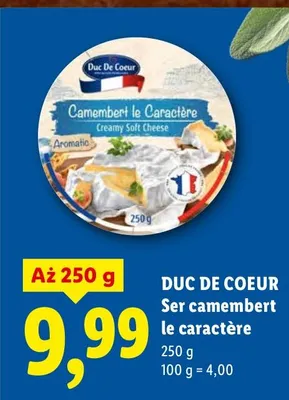 Ser camembert le caractère promocja w Lidl