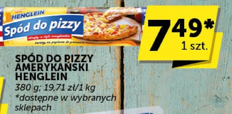 Spód do pizzy amerykański Henglein promocja w Groszek