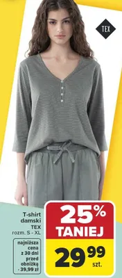 Bluzka w paski damska TEX promocja w Carrefour