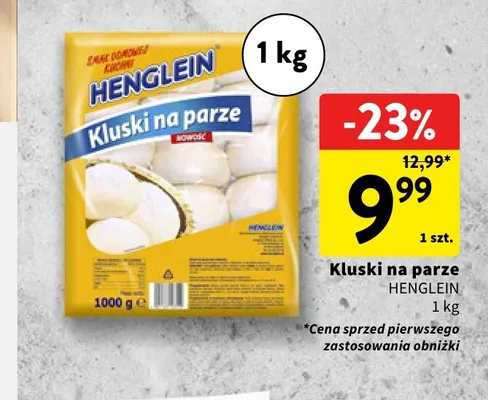 Kluski na parze Henglein promocja w Intermarche