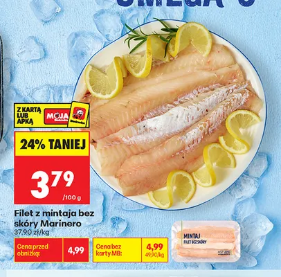 Filet z mintaja bez skóry Marinero promocja w Biedronka