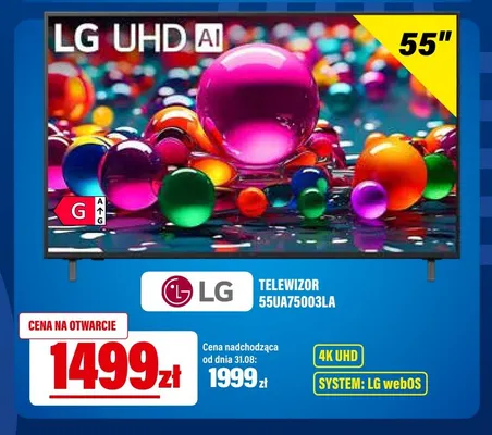 Telewizor Lg 55UA75003LA 55" promocja w RTV EURO AGD