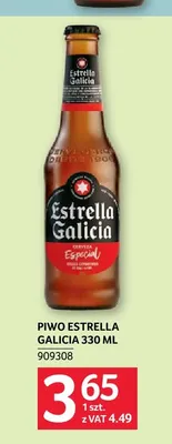 Piwo Estrella Galicia promocja w Selgros
