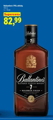 Whisky Ballantine's 7YO promocja w Lidl