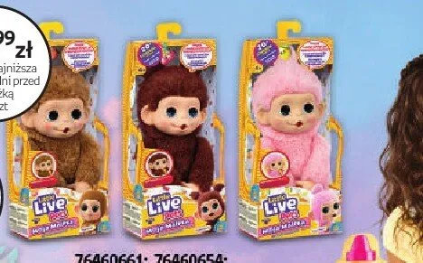 Zabawka LITTLE LIVE PETS moja małpka promocja w Dzień Dziecka