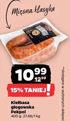 Kiełbasa głogowska 400 g promocja w Netto