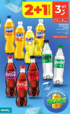 Napój gazowany Coca-Cola Zero Cukru Zero Kalorii promocja w Dealz