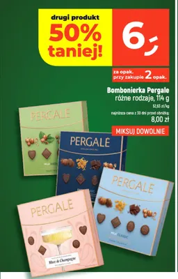 Bombonierka Pergalė Milk Classic promocja w Dealz