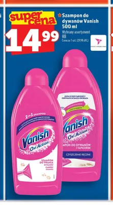 Szampon do dywanów Vanish do odkurzaczy piorących promocja w TOPAZ