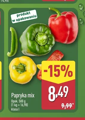 Papryka mix promocja w Aldi
