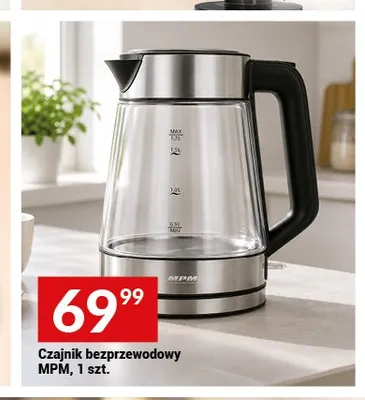 Czajnik bezprzewodowy MPM promocja w Twój Market