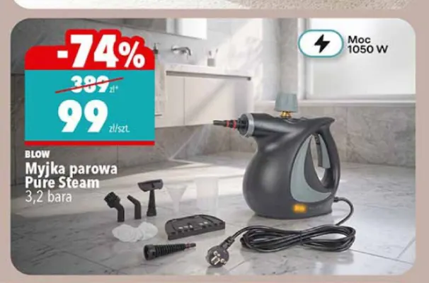 Myjka parowa Pure Steam Blow promocja w Biedronka