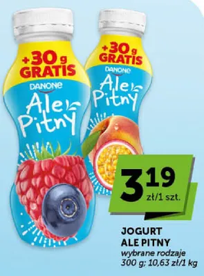 Jogurt ale pitny wybrane rodzaje promocja w Groszek
