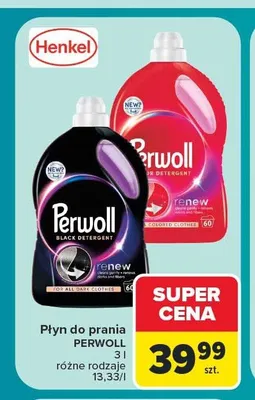 Płyn do prania Perwoll Renew Black promocja w Carrefour Market