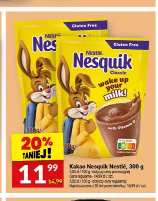 Kakao Nesquik Nestlé promocja w Twój Market