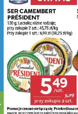 Ser Camembert Président zioła prowansalskie promocja w Stokrotka