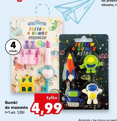Gumki do mazania Księżniczki 4-pak promocja w Kaufland