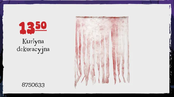 Kurtyna dekoracyjna promocja w MR. DIY