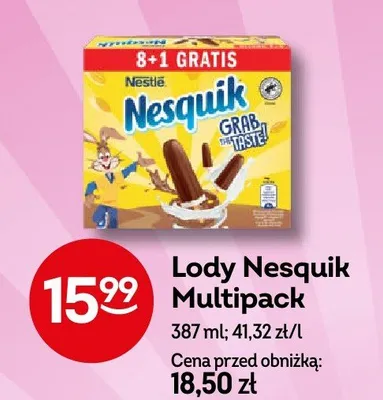 Lody Multipack 8+1 GRATIS promocja w Żabka