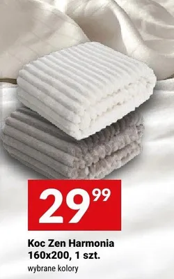 Koc Zen Harmonia 160x200 promocja w Twój Market