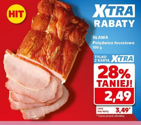 Polędwica łososiowa Sława promocja w Kaufland