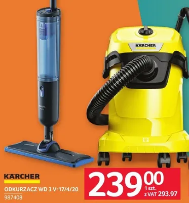 Odkurzacz wodny Karcher WD 3 V-17/4/20 promocja w Selgros