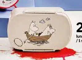 Lunchbox Moomin biały promocja w Empik