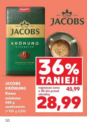 Kawa mielona Jacobs Krönung promocja w Kaufland