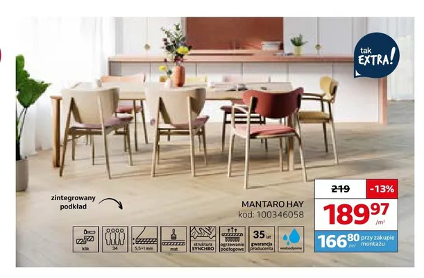 Panele winylowe Mantaro Hay promocja w Komfort