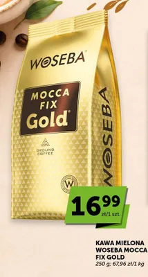 Kawa mielona Woseba Mocca Fix Gold promocja w ABC