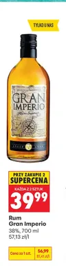 Rum Gran Imperio promocja w Biedronka