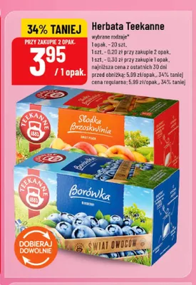 Herbata Teekanne Słodka Brzoskwinia promocja w POLOmarket