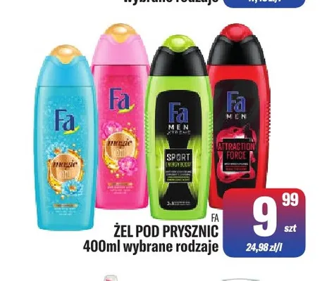 Żel pod prysznic Fa promocja w Tomi Markt