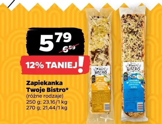 Zapiekanka, różne rodzaje promocja w Netto
