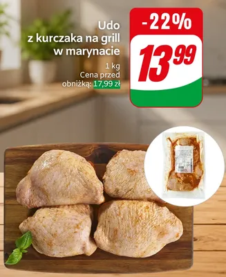 Udo z kurczaka na grill w marynacie promocja w Dino