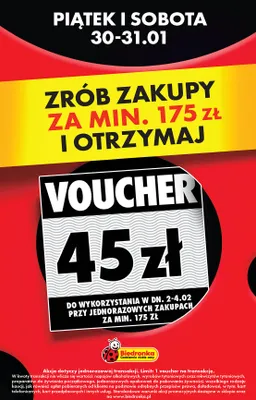Od czwartku, strona 3 promocja w Biedronka