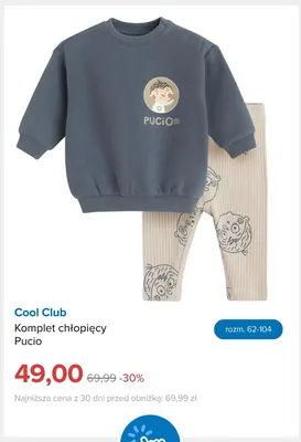 Komplet chłopięcy Pucio Cool Club promocja w Smyk