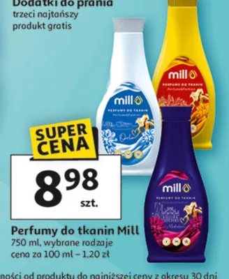 Perfumy do tkanin Mill promocja w Auchan