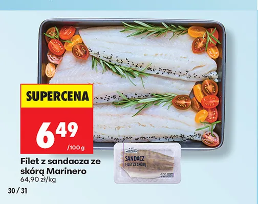 Filet z sandacza ze skórą Marinero promocja w Biedronka