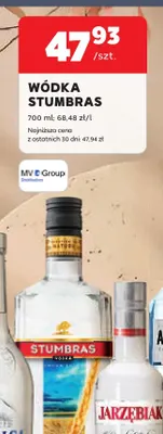Wódka Stumbras promocja w Stokrotka