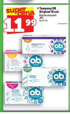 Tampony OB ProComfort Normal promocja w TOPAZ