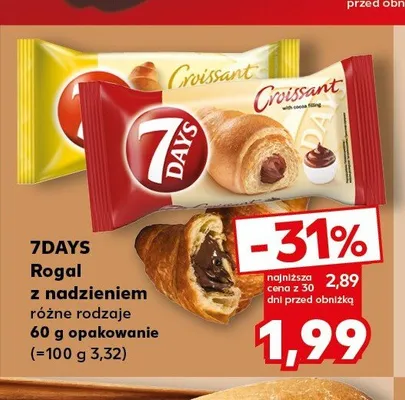 Rogal z nadzieniem 7DAYS promocja w Kaufland
