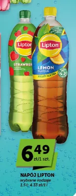 Napój Lipton Green Ice Tea Strawberry promocja w Euro Sklep
