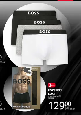 Bokserki Boss 3-pak promocja w Selgros