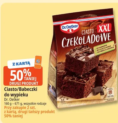 Ciasto do wypieku Dr. Oetker promocja w Leclerc