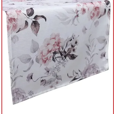 Bieżnik w kwiaty promocja w KiK