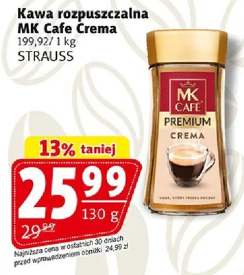 Kawa rozpuszczalna Crema promocja w Prim Market